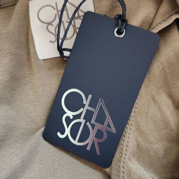 Chaser Army Green Knit Top Ruffle Top NWT Size Medium Olive Green Knit Top Green - Picture 6 of 7